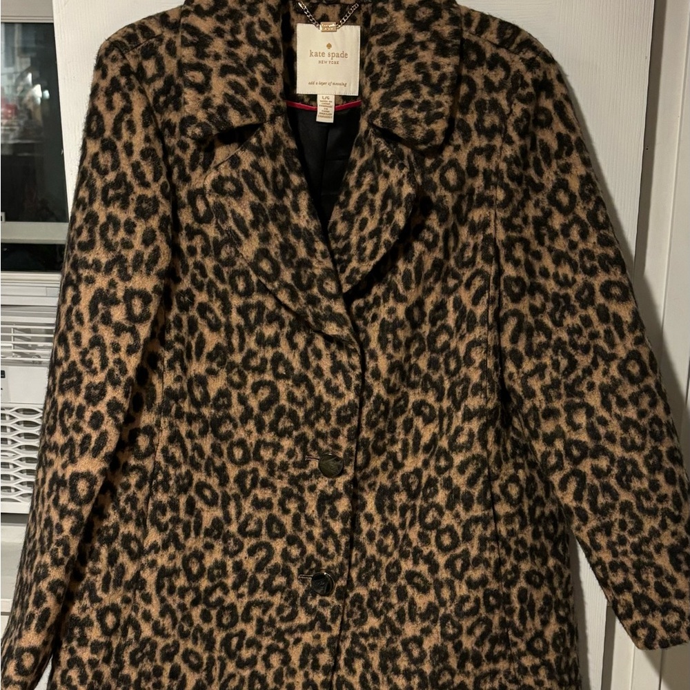 Kate Spade Leopard Print coat